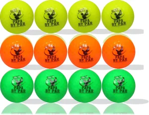 GBM GOLF BALL MANUFACTURERS Best Papa by Par 12 Pack