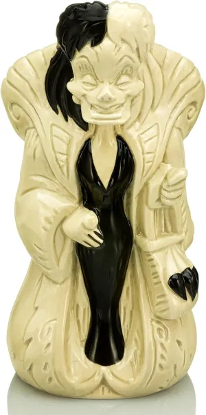 Geeki Tikis Disney Villains Cruella De Vil Ceramic Mug | Party Cocktail Tumbler For Liquor and Beverages | Holds 20 Ounces