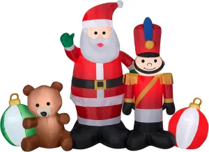 Gemmy 5-ft Lighted Santa Christmas Inflatable