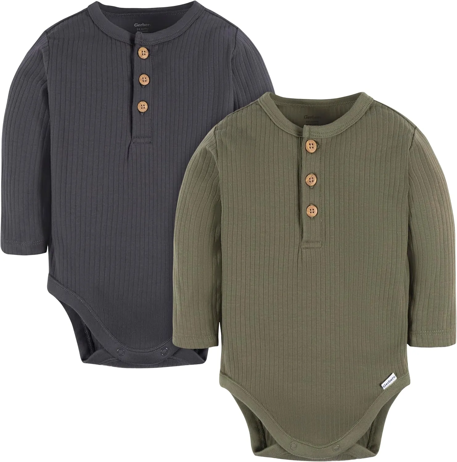 Gerber Unisex Baby Baby Boys' and Baby Girls' 2-pack Bodysuits