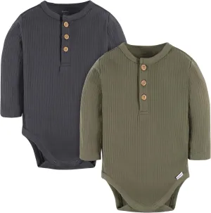 Gerber Unisex Baby Baby Boys' and Baby Girls' 2-pack Bodysuits
