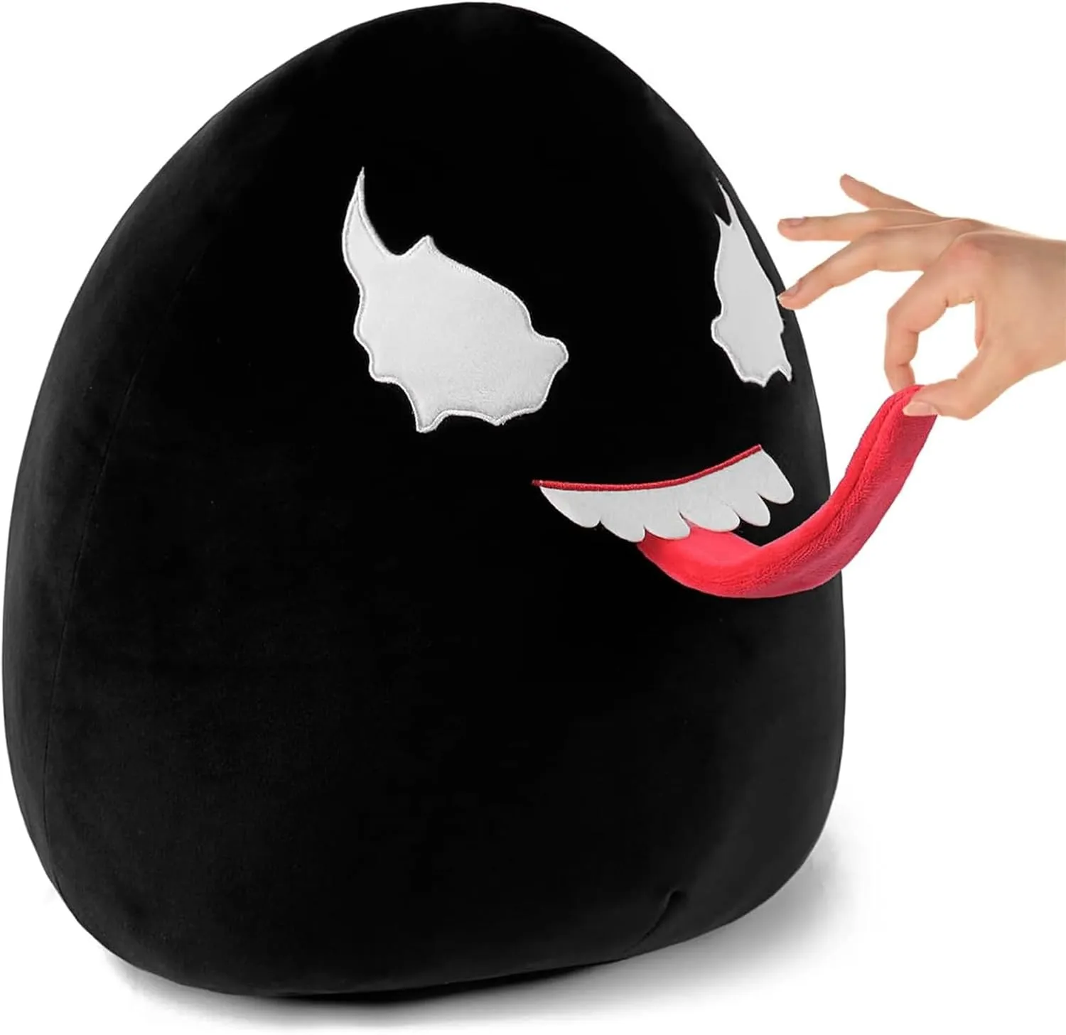Global Park 17in Venom Plush Toys, Stuffed Doll Pillow Elastic Tongue Animal Soft Plushies for Boys Girls