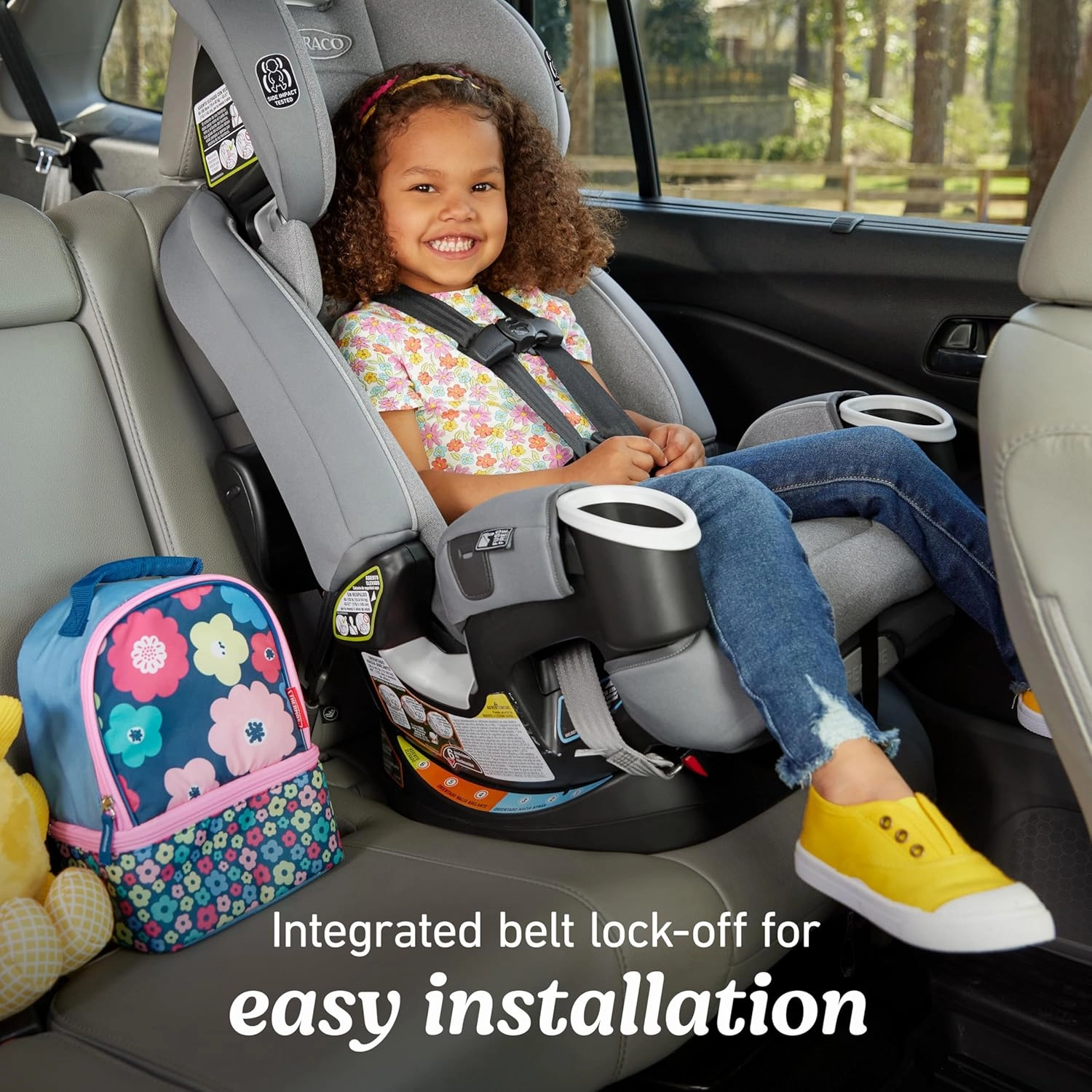 Graco 4Ever DLX 4-in-1 Car Seat, Maven | Infant to Toddler Car Seat, with 10 Years of Use | Rear-Facing, Forward-Facing and Booster Modes | Safe, Comfortable and Convenient