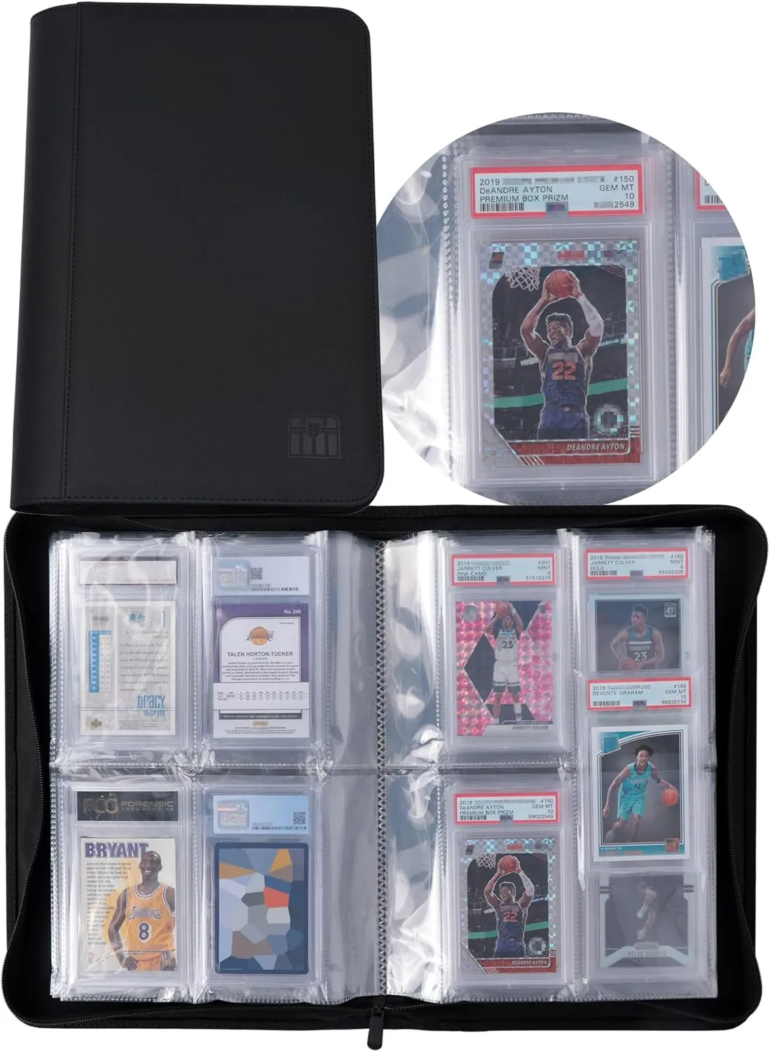 Graded Card Binder - Holds 40 PSA Slabs, 4 Pocket Slab Binder for PSA, CGC, CSG, FCG, FGS Slabs