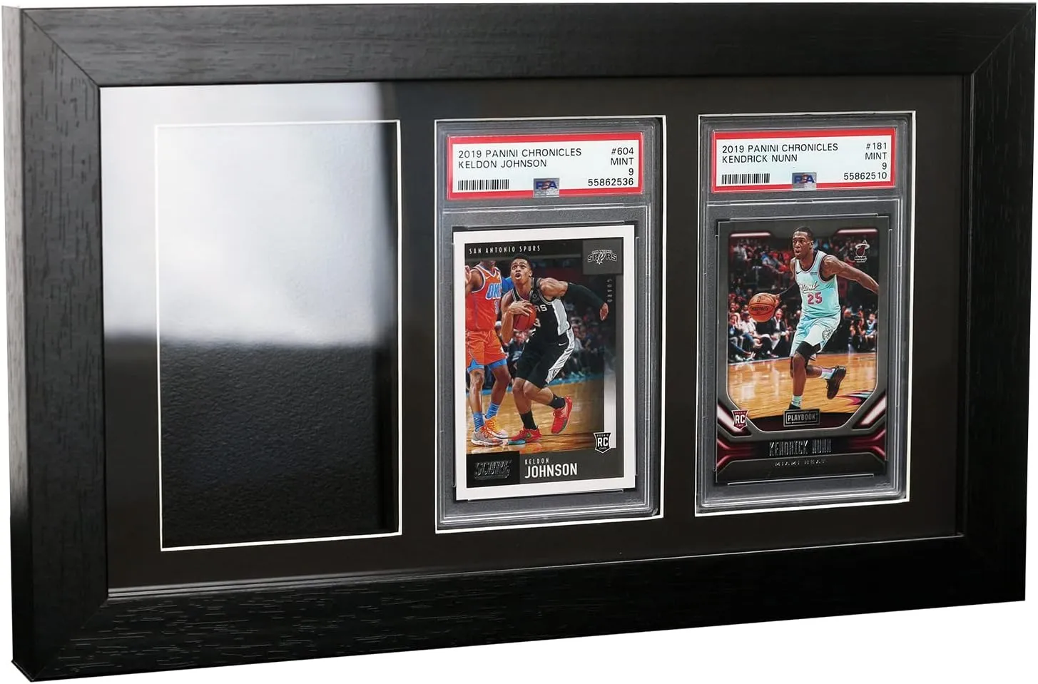 Graded Card Display Frame–Compatible with PSA, CGC, and TAG Slabs–Wall-Mount Trading Card Display Case for Sports Cards, Pokémon, and MTG
