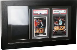 Graded Card Display Frame–Compatible with PSA, CGC, and TAG Slabs–Wall-Mount Trading Card Display Case for Sports Cards, Pokémon, and MTG
