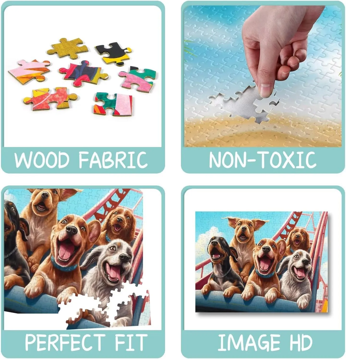 Grassland Cow: Premium 1000 Piece Jigsaw Puzzle for Adults - Best Challenging Puzzles for Cognitive Workout - Safe Eco-Friendly - Most Popular Leisure Activities (30x20inch)