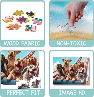 Grassland Cow: Premium 1000 Piece Jigsaw Puzzle for Adults - Best Challenging Puzzles for Cognitive Workout - Safe Eco-Friendly - Most Popular Leisure Activities (30x20inch)