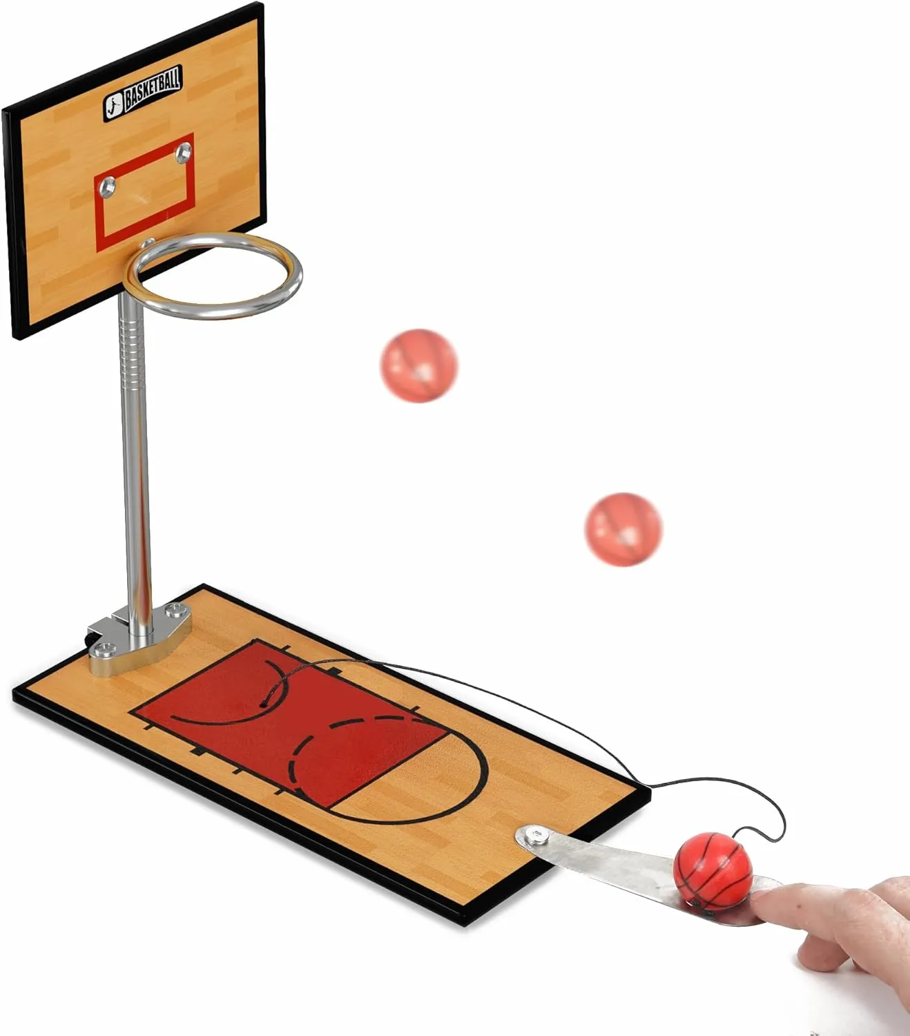 GYSH Mini Desktop Basketball Hoop Game for Office,Tabletop Basketball Game Toy with Easy Assembly,Desk Toys for Office for Adults，Tiny Basketball Hoop(Desk Basketball)