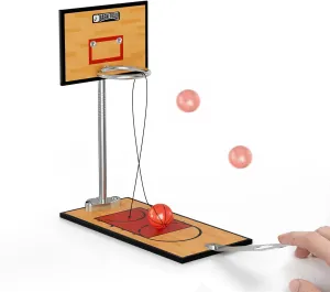 GYSH Mini Desktop Basketball Hoop Game for Office,Tabletop Basketball Game Toy with Easy Assembly,Desk Toys for Office for Adults，Tiny Basketball Hoop(Desk Basketball)