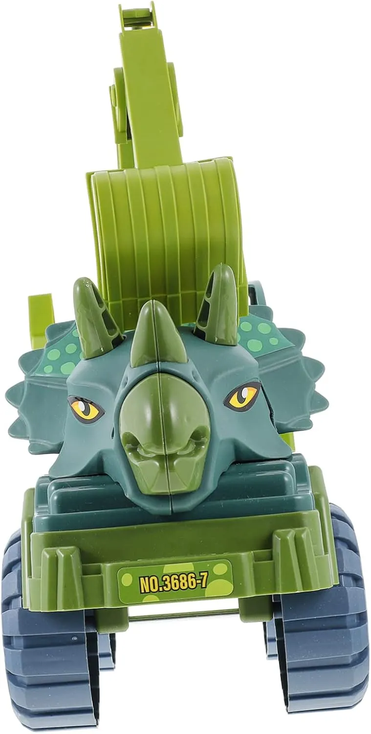 HANABASS 1 Set Cartoon Dinosaur Pull Back Car for Dinosaur Excavator Design for Birthday Parties and Energy Saving Fun for Boys