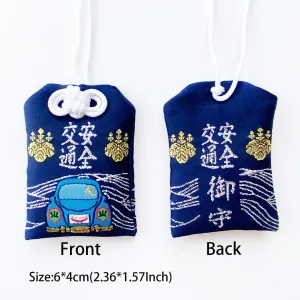Handmade Traditional Japanese Omamori Blessing Lucky bag for Traffic Safe Hanging Fortune Gifts for Women Men
