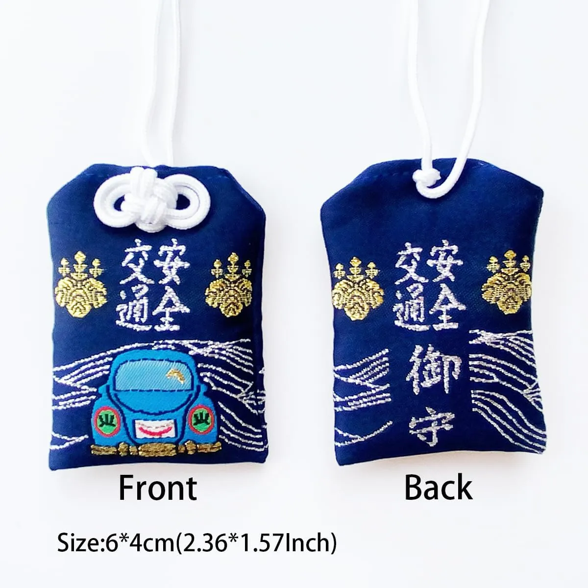 Handmade Traditional Japanese Omamori Blessing Lucky bag for Traffic Safe Hanging Fortune Gifts for Women Men