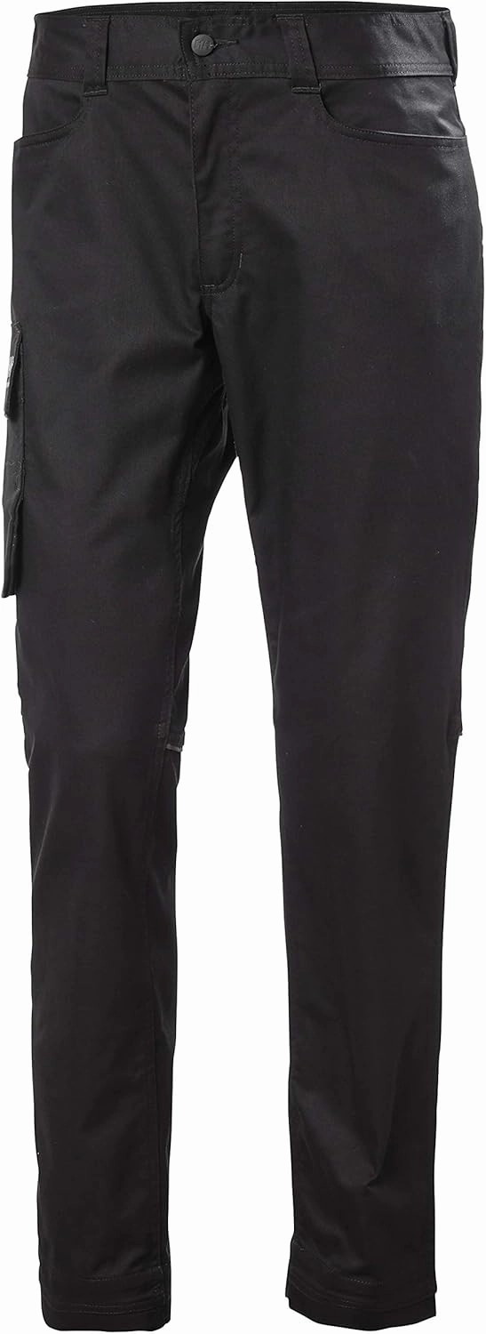 Helly-Hansen Workwear Manchester Service Work Pants for Men with 2-Way Mechanical Stretch and Fastened Closure Thigh Pocket