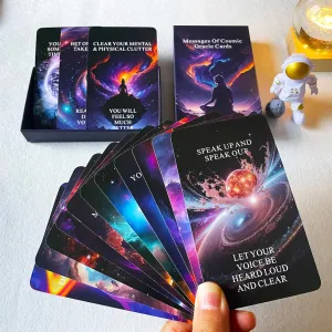 Higher Self Messages Oracle Deck, Cosmic Oracle Cards, Positive Affirmations Cards Help You Create Your Best Life