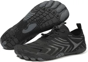 Hike Barefoot Water Shoes for Women Men, Barefoot Shoes with Wide Toe Box, Non-Slip & Quick Dry Breathable Aqua Socks for Beach Pool Aqua Swim Surf Hiking Walking Shoes