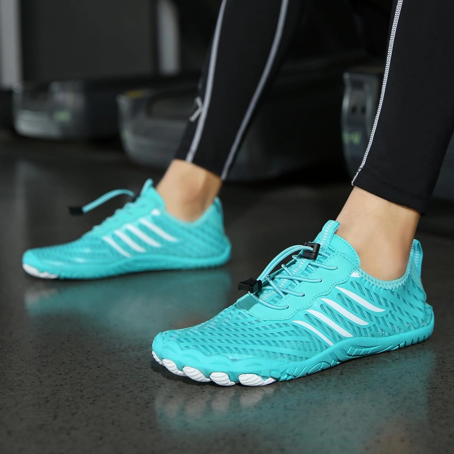 Hike Barefoot Water Shoes for Women Men, Barefoot Shoes with Wide Toe Box, Non-Slip & Quick Dry Breathable Aqua Socks for Beach Sports Pool Swim Surf Hiking Fishing Walking Shoes