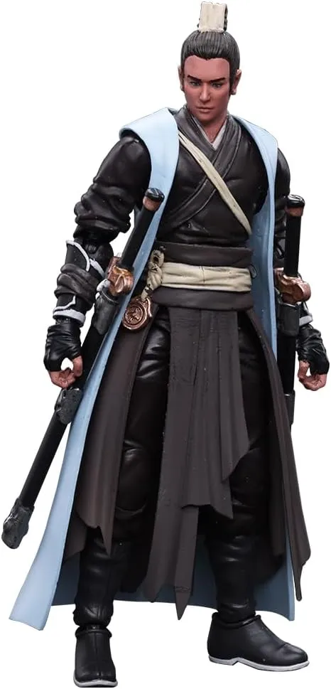 HiPlay JoyToy 1/18 Scale Science-Fiction Action Figures Full Set-Dark Source Battle for The Stars Series- Chinese Ancient Warriors JIANGHU Taichang Sect Qing Ding