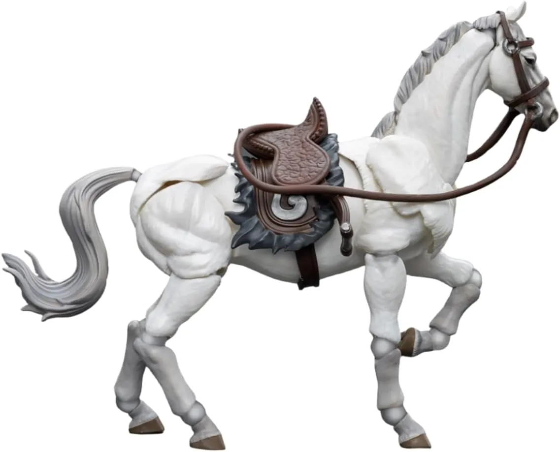 HiPlay JoyToy Warhammer 40K Collectible Figure: Dark Source-JiangHu War Horse White 1:18 Scale Action Figures JT7998 (War Horse White)