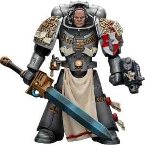 HiPlay JoyToy Warhammer 40K Collectible Figure: Grey Knights Strike Squad Justicar 1:18 Scale Action Figures JT8995