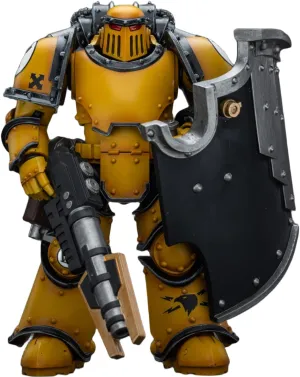 HiPlay JoyToy Warhammer The Horus Heresy Collectible Figure: Imperial Fists Legion MkIII Breacher Squad Legion Breacher with Lascutter 1:18 Scale Action Figures JT9121