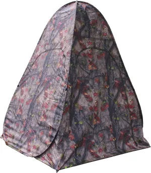 HME Products Spring Steel Lightweight Durable Portable Hunting Pop-Up Ground Blind- Easy Setup & Takedown