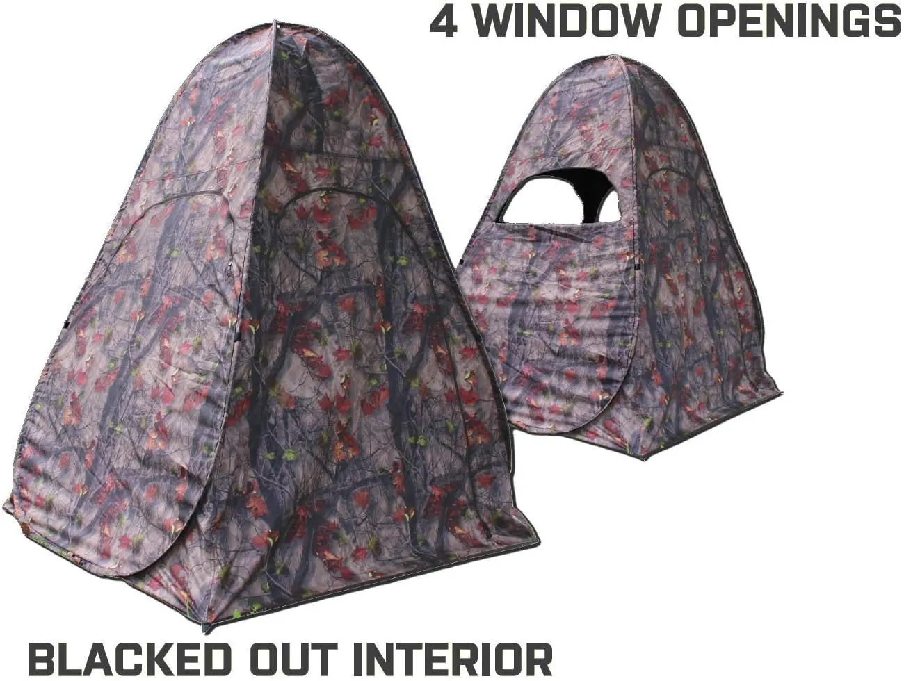 HME Products Spring Steel Lightweight Durable Portable Hunting Pop-Up Ground Blind- Easy Setup & Takedown