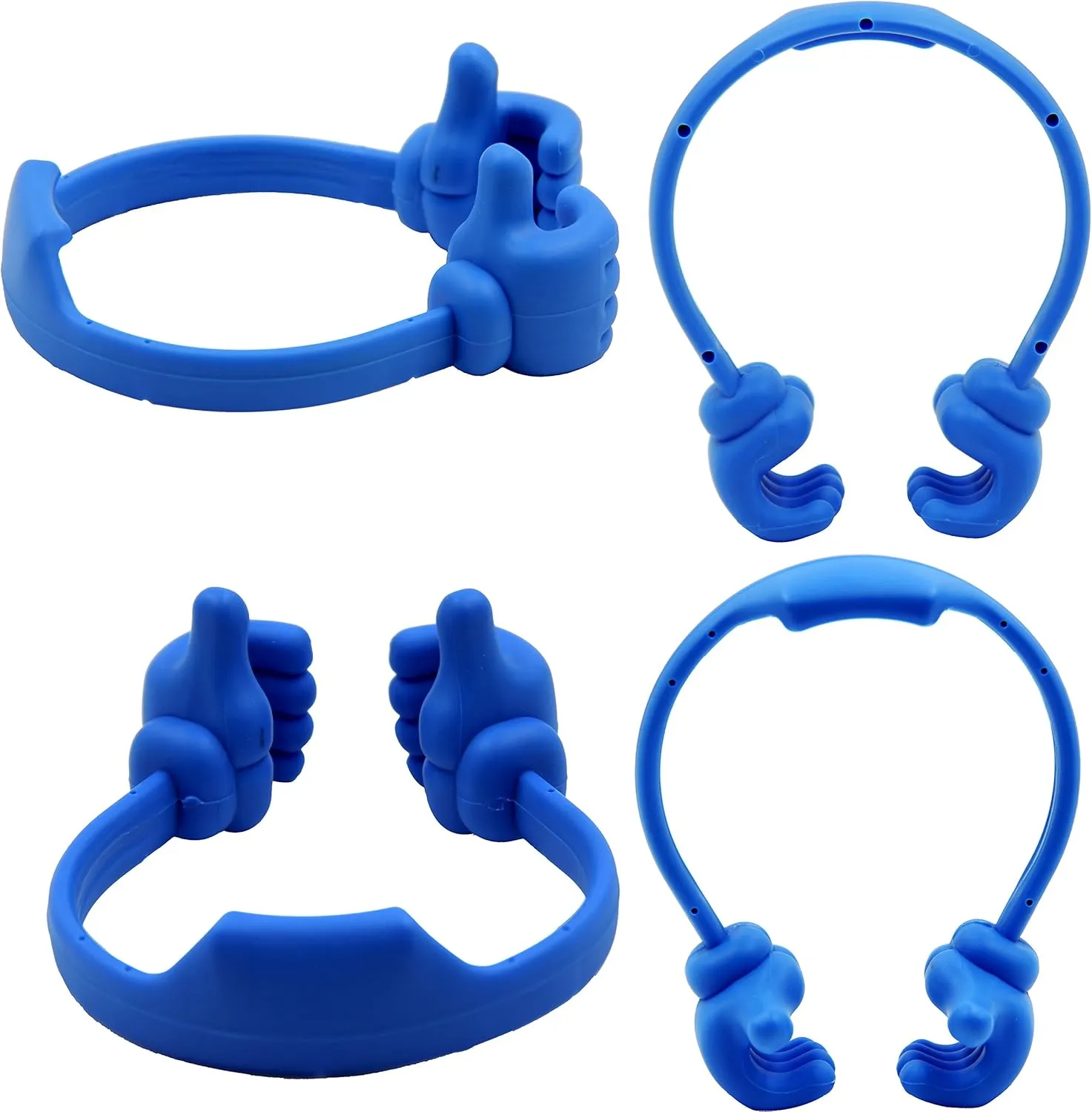 Honsky Universal Flexible Thumb Smartphone Stand Holder - Blue