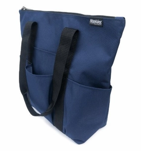 Hopkins 3 Pocket Zippered Tote for Home Health Care, 17 Inch Tapering to 12 Inch L x 14.5 Inch H x 4 Inch