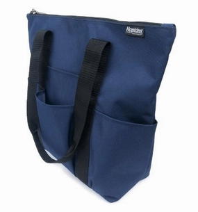 Hopkins 3 Pocket Zippered Tote for Home Health Care, 17 Inch Tapering to 12 Inch L x 14.5 Inch H x 4 Inch