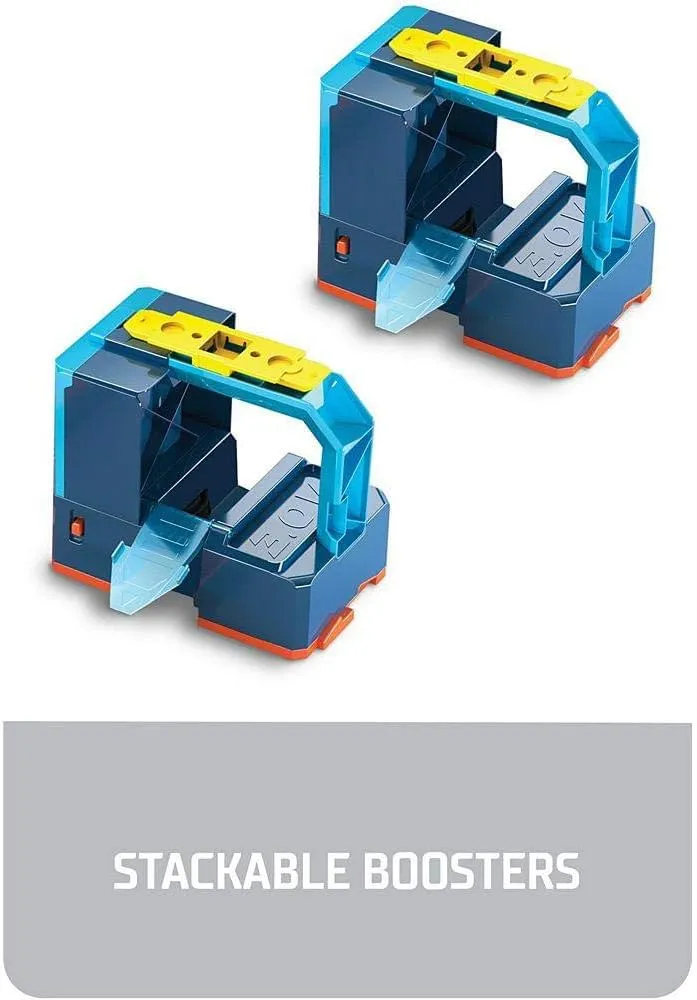 Hot Wheels Track Builder Unlimited Ultra Stackable Booster Kit Motorized Set 5 Plus Configurations Stunt Parts Compatible id Gift idea for Kids 6 7 8 9 10 and Older