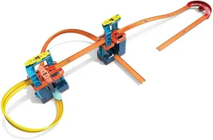 Hot Wheels Track Builder Unlimited Ultra Stackable Booster Kit Motorized Set 5 Plus Configurations Stunt Parts Compatible id Gift idea for Kids 6 7 8 9 10 and Older