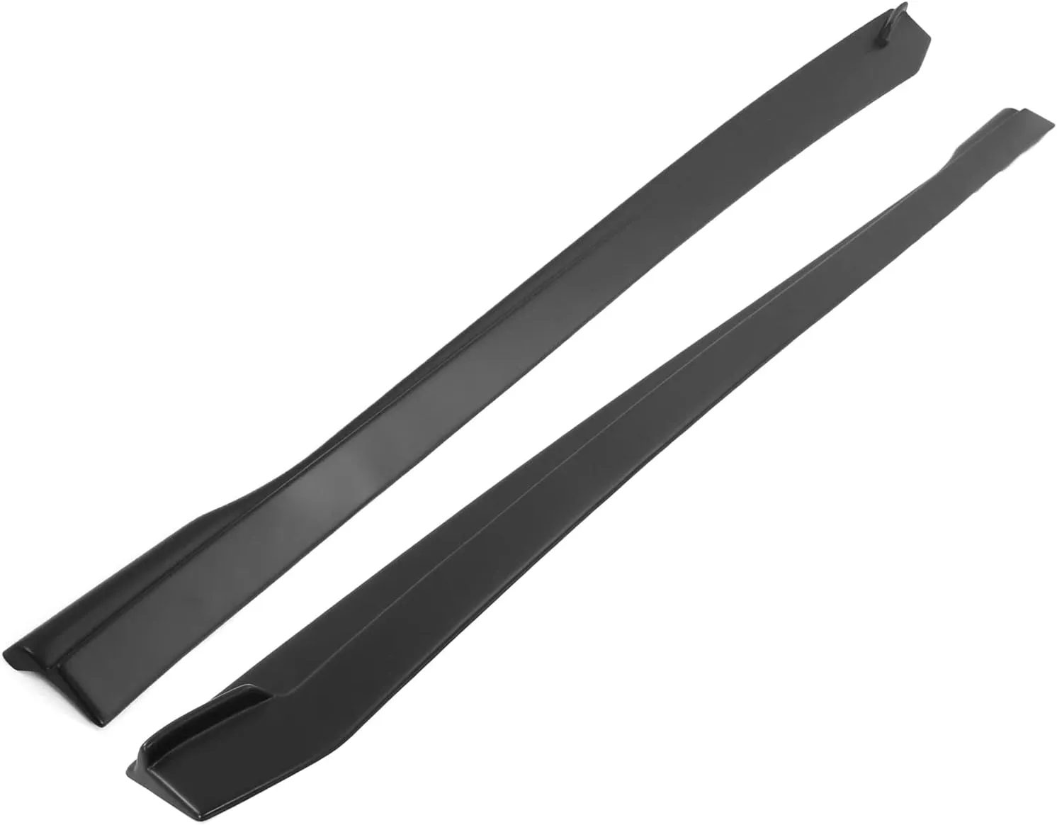 IKON MOTORSPORTS, Side Skirts Compatible with 2020-2025 Toyota GR Supra A90 A91, 2PCS Side Skirts Extension Rocker Panel Bodykit Replacement IKON Style PP Polypropylene Matte Black, 2021 2022