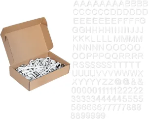 Ilyapa 167 Piece Alphabet Magnets Magnetic Letters and Numbers for Whiteboard & Chalkboard Signs, ABC Magnets, Soft & Durable EVA Foam Magnetic
