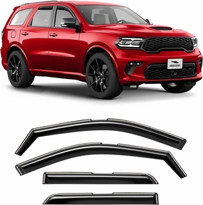in-Channel Extra Durable Rain Guards for Dodge Durango 2011-2025, Window Deflectors, Vent Window Visors, 4 Pieces - 200486