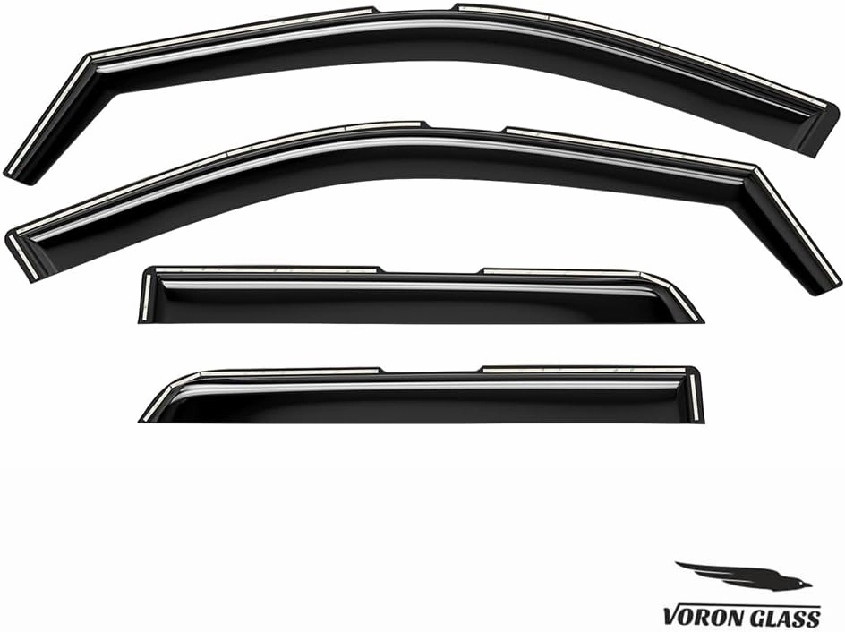 in-Channel Extra Durable Rain Guards for Dodge Durango 2011-2025, Window Deflectors, Vent Window Visors, 4 Pieces - 200486