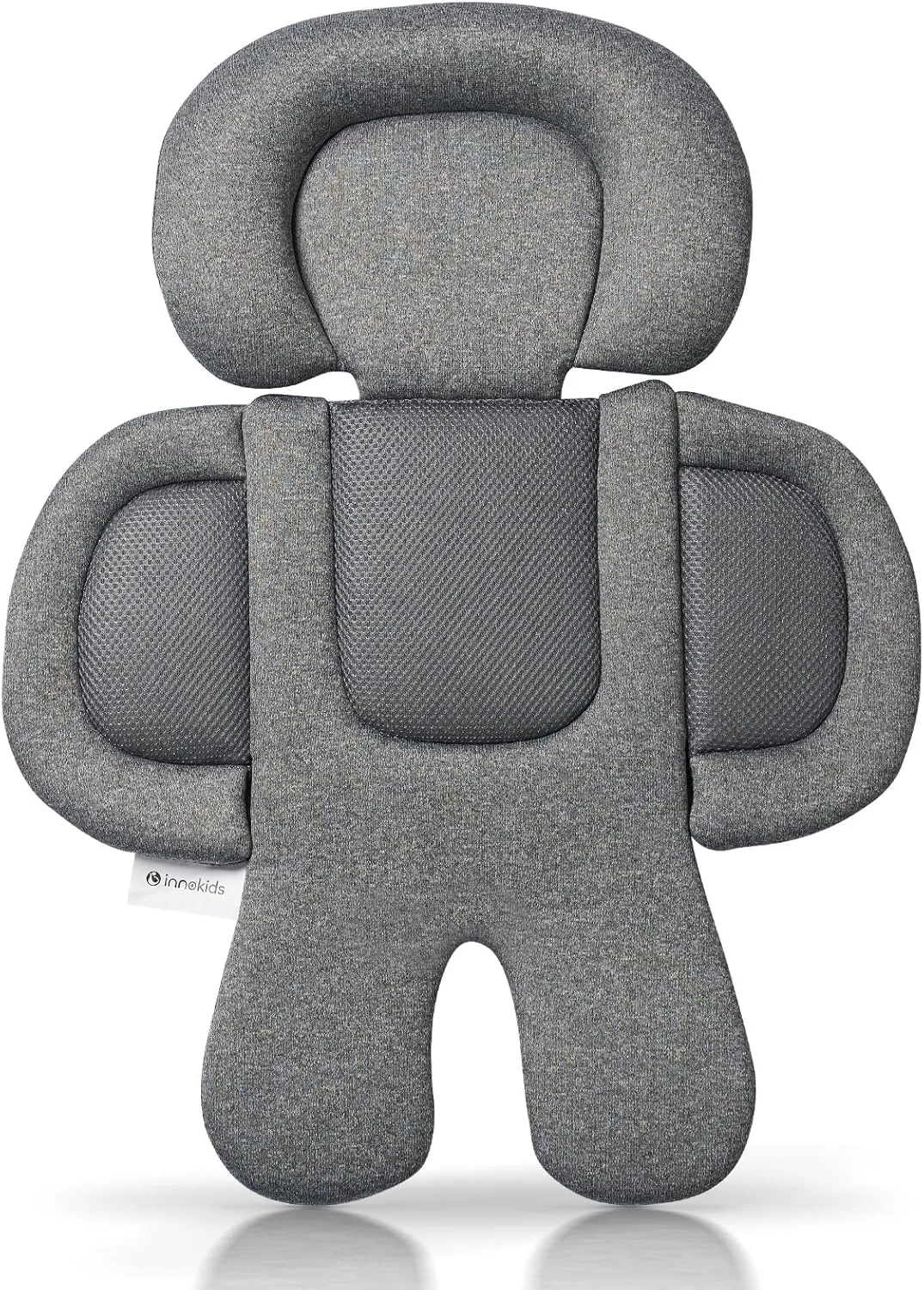 Infant Car Seat Insert, Car Seat Head and Body Supports for Babies, Soft Car Seat Insert Cushion Pad Suit for Infant Car Seats and Baby Strollers(Deep Grey)