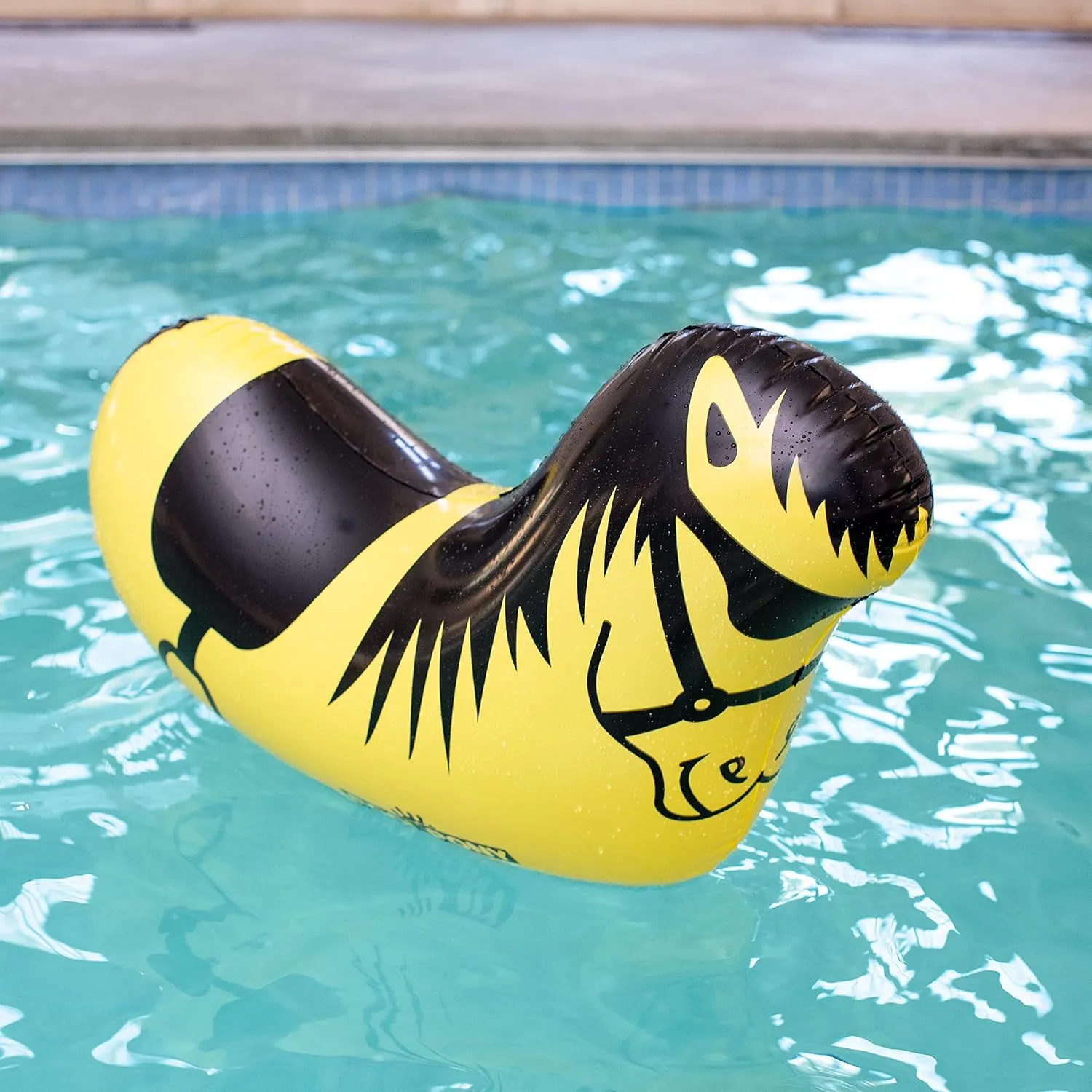 Inflatable Pool Floats Swimming Toy for Watersports and Fun - Active Float for Pool Basketball, Volleyball, Swim Races, Rideable Floaty Designed for Individuals Weighing 125 lbs or Less