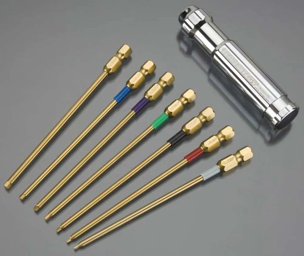 Integy RC QuickPit 7-Piece Hex Wrench Set - Durable Multi-Size Tools