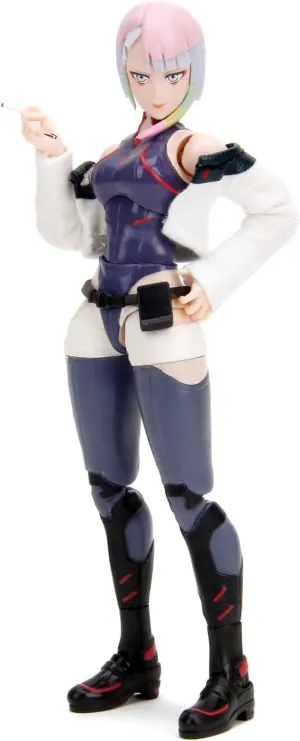 Jada Cyberpunk Edgerunners Lucy - 1:12 Scale Action Figure - 5.7” Highly Articulated Collectible with Accessories - Ages 15  - Soft Goods Jacket, Detailed Sculpt