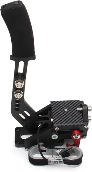 JAS-USB Handbrake Fit for SIM Racing Games Fit for Logitech G27/G29 Adjustable Fit for P-S4 P-S5 PC/Windows Black