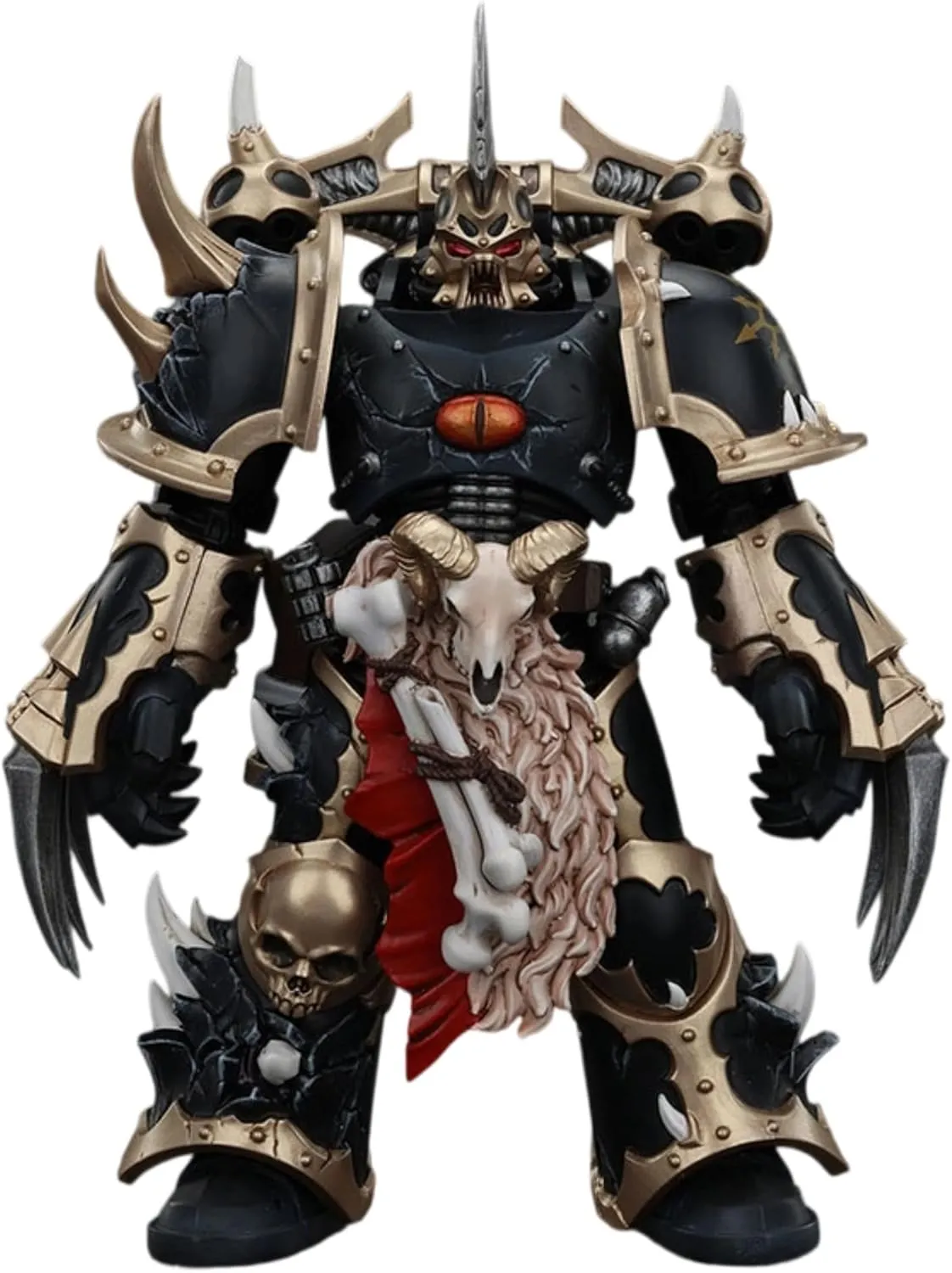 JOYTOY Chaos Space Marine Black Legion Chosen Lighting Claw Warrior PVC ABS WH40K Action Figure 5 inches Tall 1:18 Scale Collectible