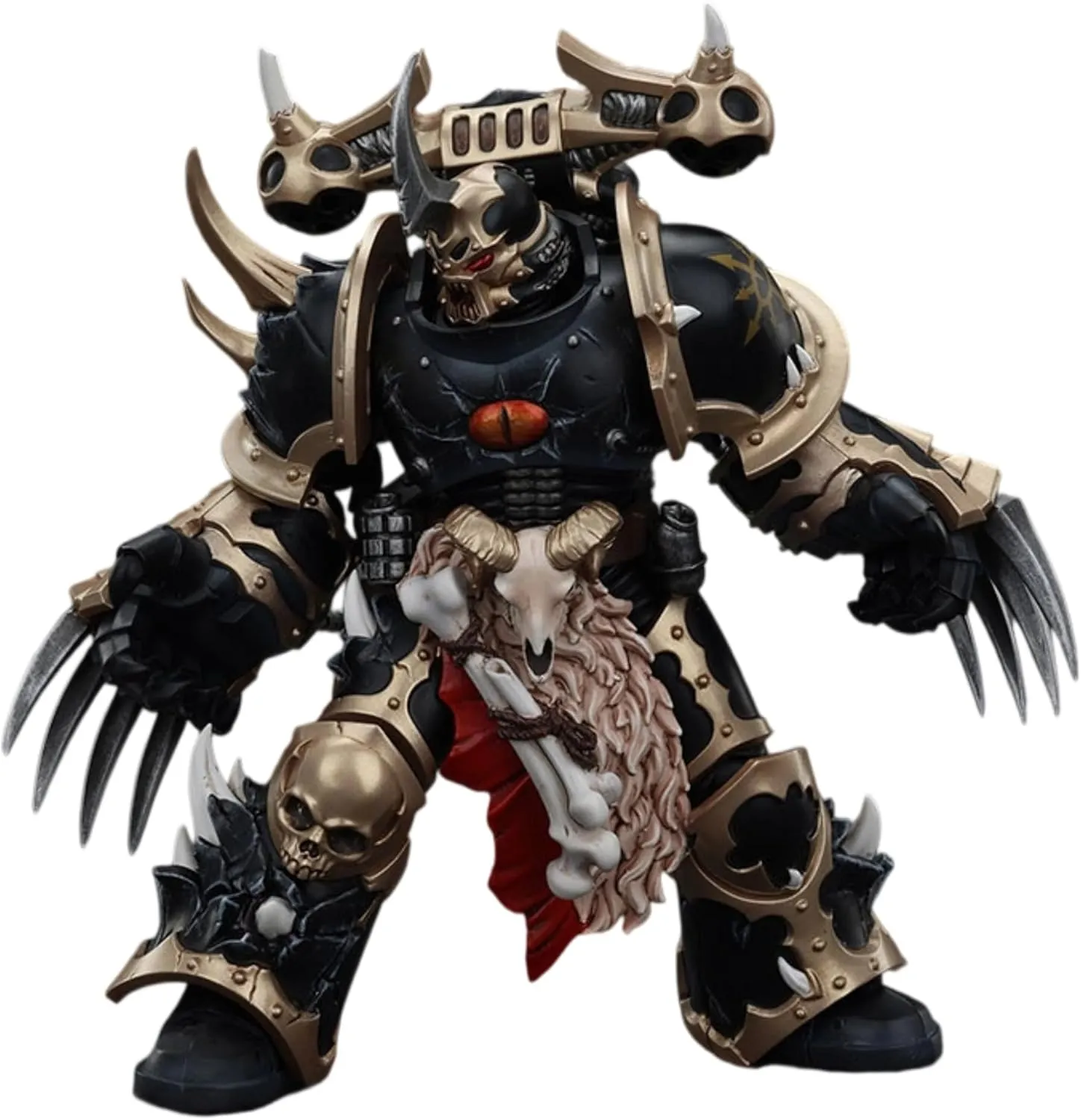 JOYTOY Chaos Space Marine Black Legion Chosen Lighting Claw Warrior PVC ABS WH40K Action Figure 5 inches Tall 1:18 Scale Collectible