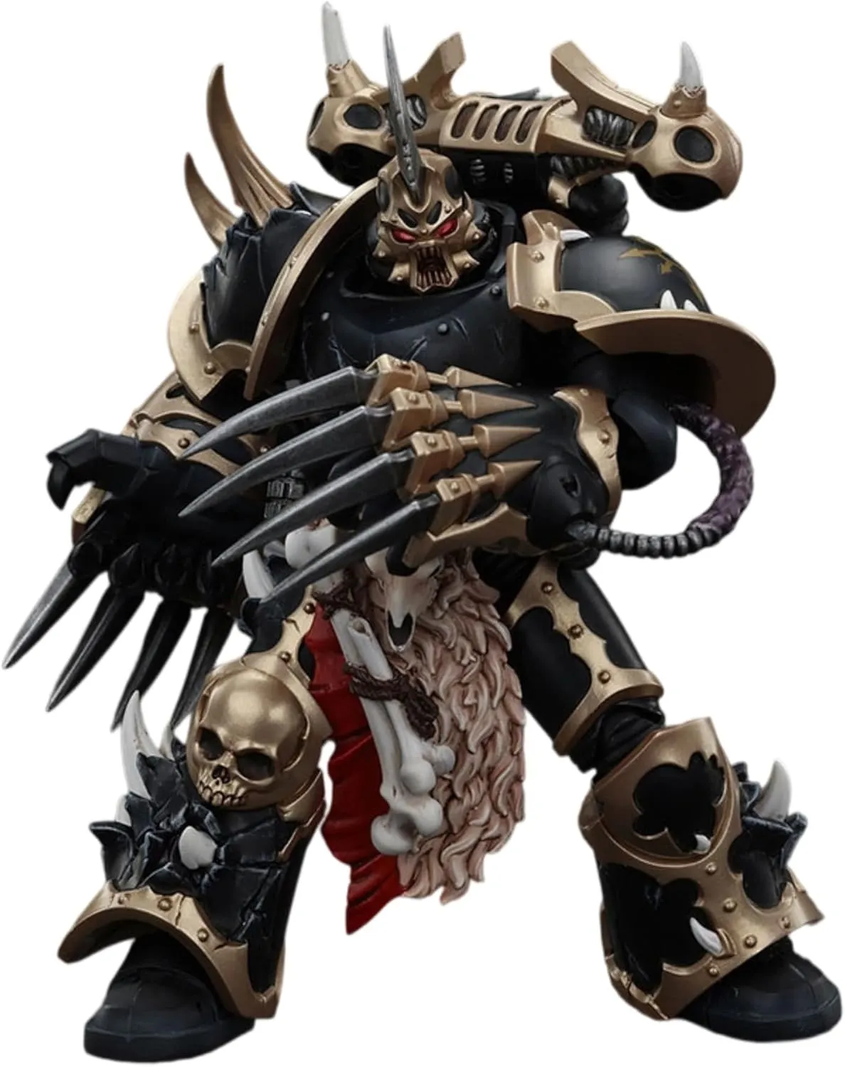 JOYTOY Chaos Space Marine Black Legion Chosen Lighting Claw Warrior PVC ABS WH40K Action Figure 5 inches Tall 1:18 Scale Collectible
