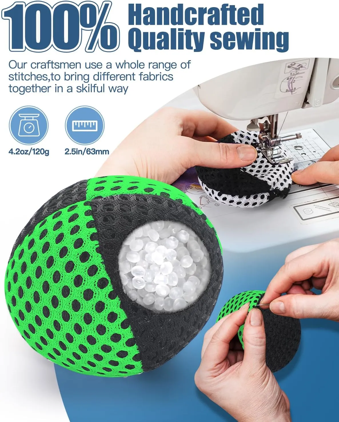 Juggling Balls for Beginners and Professionals Set of Juggling Bean Bags Durable Juggle Ball Kit (Black - Green)