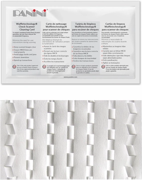 KICTeam - Waffletechnology Cleaning Cards for Panini Check Scanners (15 Cards) - Panini Tested & Approved - Presaturated with WonderSolvent
