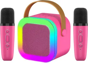 Kids Karaoke Microphone Machine Toy, 4-12 Years Old Girls Christmas Birthday Gift for Girls, Karaoke Toys Gifts for Girls Ages 4, 5, 6, 7, 8, 9, 10, 12  Year Old Birthday Party. (Red-02)
