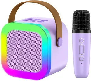 Kids Karaoke Microphone Machine Toy, 4-12 Years Old Girls Christmas Birthday Gift for Girls, Karaoke Toys Gifts for Girls Ages 4, 5, 6, 7, 8, 9, 10, 12  Year Old Birthday Party.