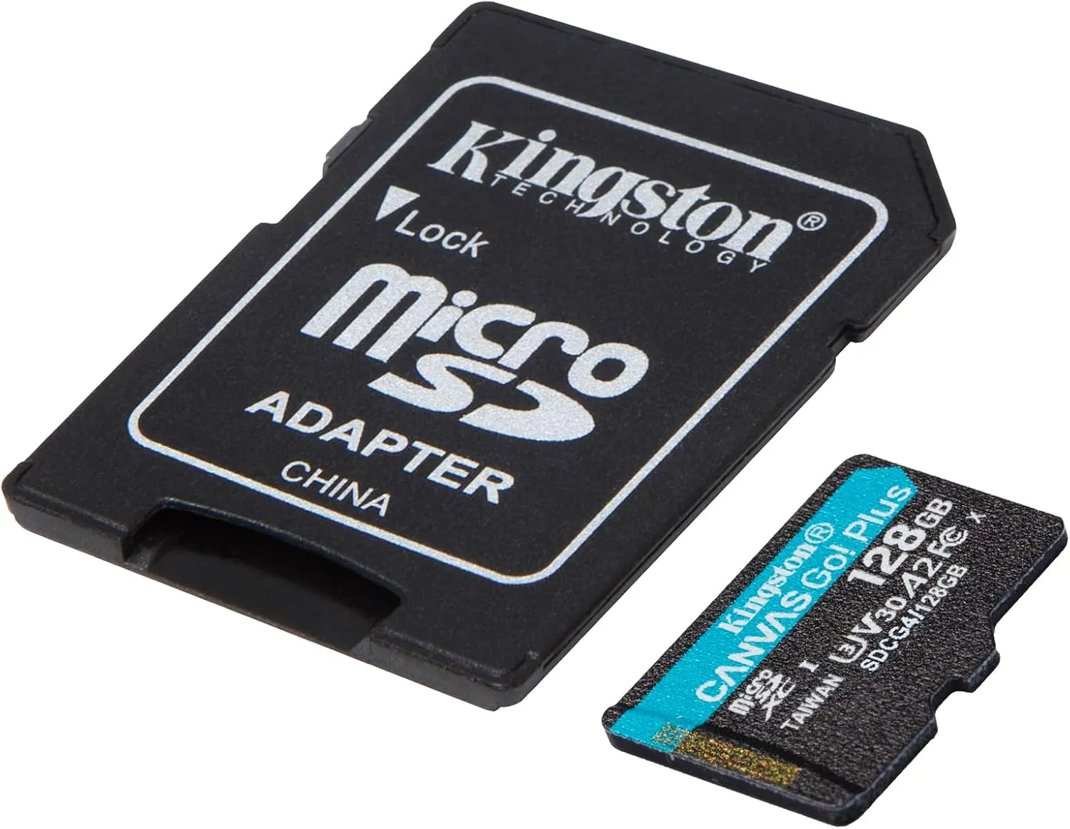 Kingston Canvas Go Plus 128GB microSD Card | Up to 200MB/s | Class 10, UHS-I, U3, V30, A2 | SDCG4/128GB