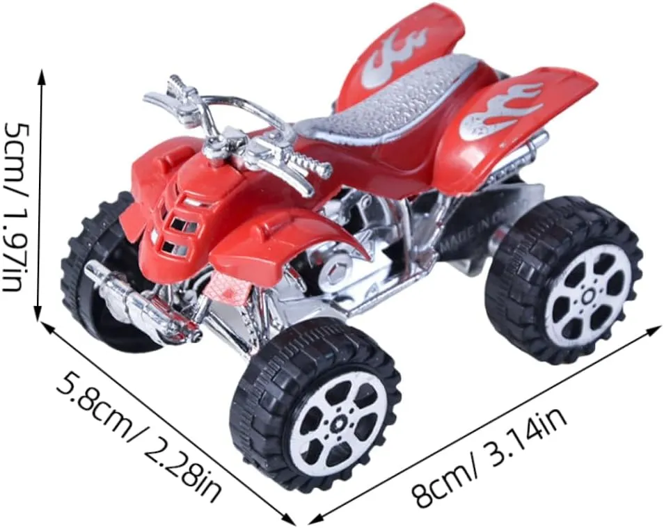 Kisangel 2sets 6pcs Inertia Vehicle Miniature Pushcart Models Random Color Stimulates Imagination Curiosity Safe and Battery Play Random Color 6pcs*2